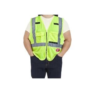 Milwaukee High Visibility Vest ANSI Class 2 ANSI  Type Type R Class 2 Size S/M